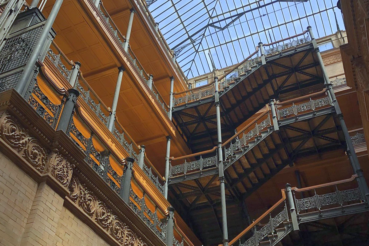 Historic Los Angeles Central Library ornate interior architecture