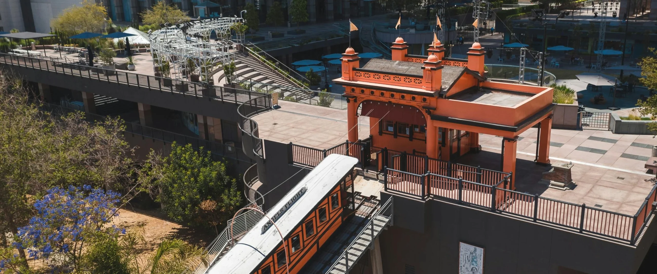 Angels Flight Railway historic funicular downtown