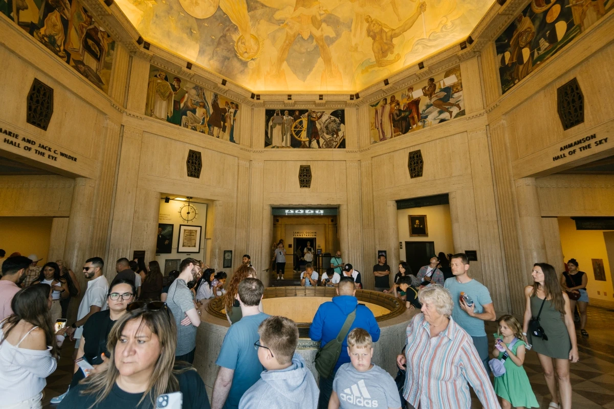 Griffith Observatory interior astronomy museum LA