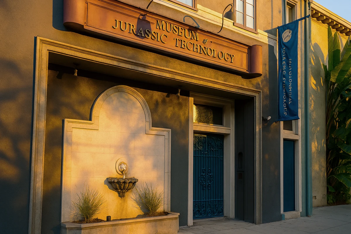 Jurassic Technology Museum entrance Los Angeles