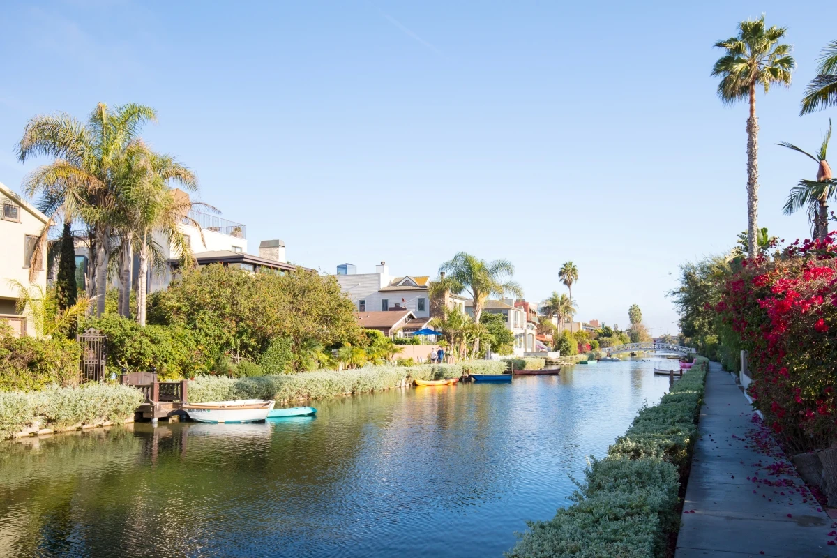 Venice Canals waterways residential neighborhood