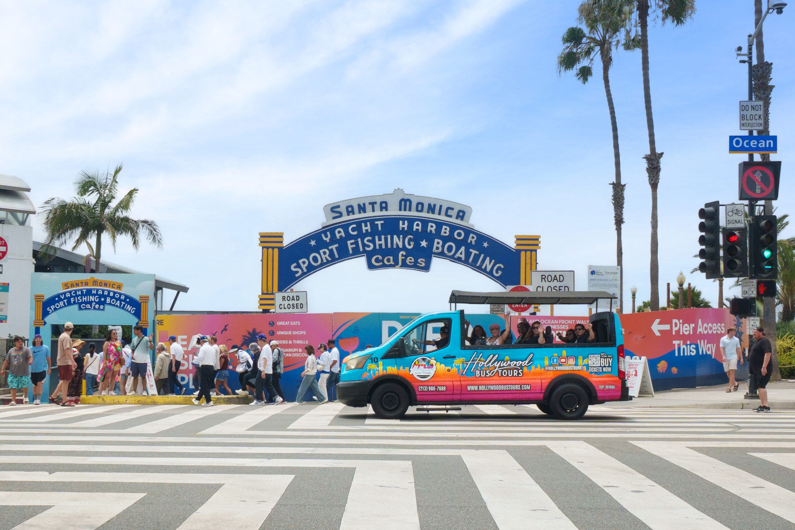 Santa Monica, just up the coast from the Venice Canals